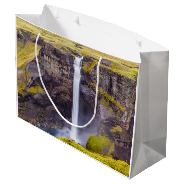 Bolsa De Regalo Grande Cascada de Haifosin, Islandia (Angulo reverso)