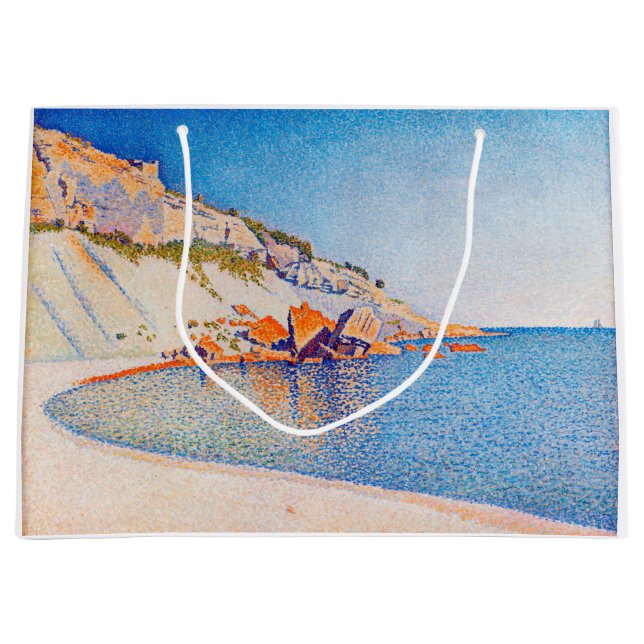 Bolsa De Regalo Grande Cassis, Cap Lombard, Opus 196, Signac (Anverso)