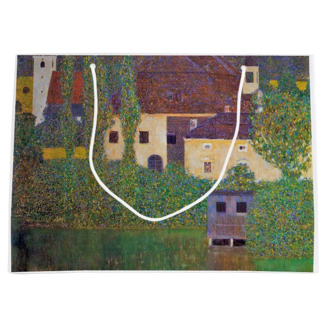 Bolsa De Regalo Grande Castillo del Agua, Gustav Klimt (Anverso)