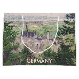 Bolsa De Regalo Grande Castillo Retro Neuschwanstein en Alemania
