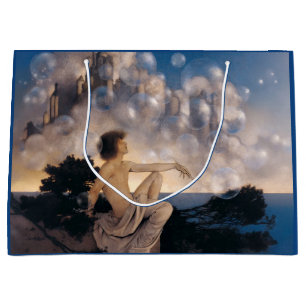 Bolsa De Regalo Grande Castillos en el aire de Maxfield Parrish 1904 Fant