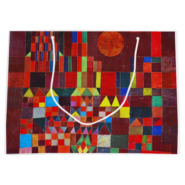 Bolsa De Regalo Grande Castle and Sun, Paul Klee (Anverso)