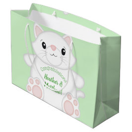 Bolsa De Regalo Grande Cat Baby Shower Kitty
