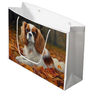 Bolsa De Regalo Grande Cavalier King en Otoño las Hojas Caídas Inspiran