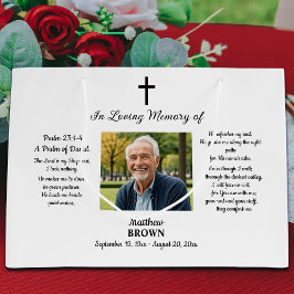 Bolsa De Regalo Grande Celebration Of Life 1 Photo Bible Verse 