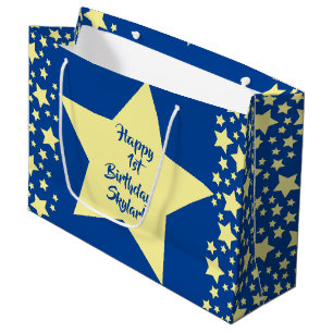 Bolsa De Regalo Grande Centelleo poco tema lindo de la fiesta de