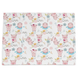 Bolsa De Regalo Grande Cerditos cortos