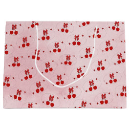 Bolsa De Regalo Grande Cereza