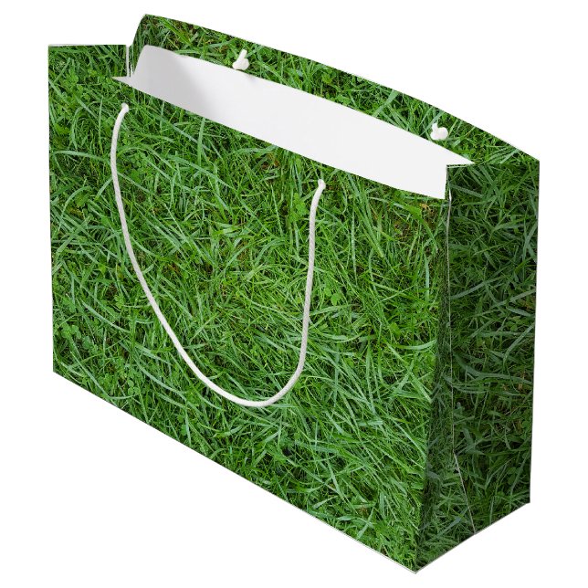Bolsa De Regalo Grande Césped Verde (Angulo reverso)