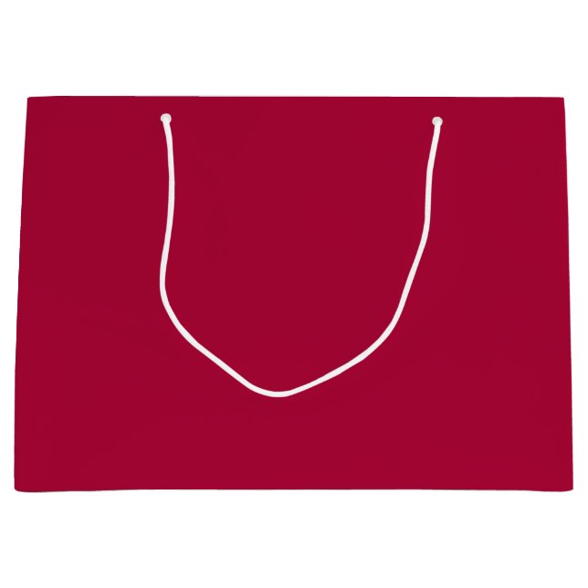 Bolsa De Regalo Grande Chalkboard Snowman Medium Cherry Red (Anverso)