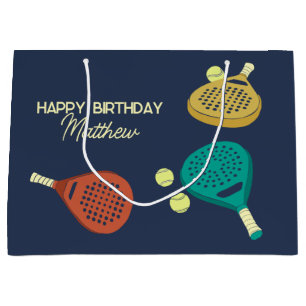 Bolsa De Regalo Grande Chaquetas de tenis y bolas personalizadas