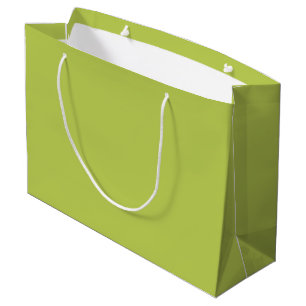 Bolsa de regalo grande chartreuse suave de moda