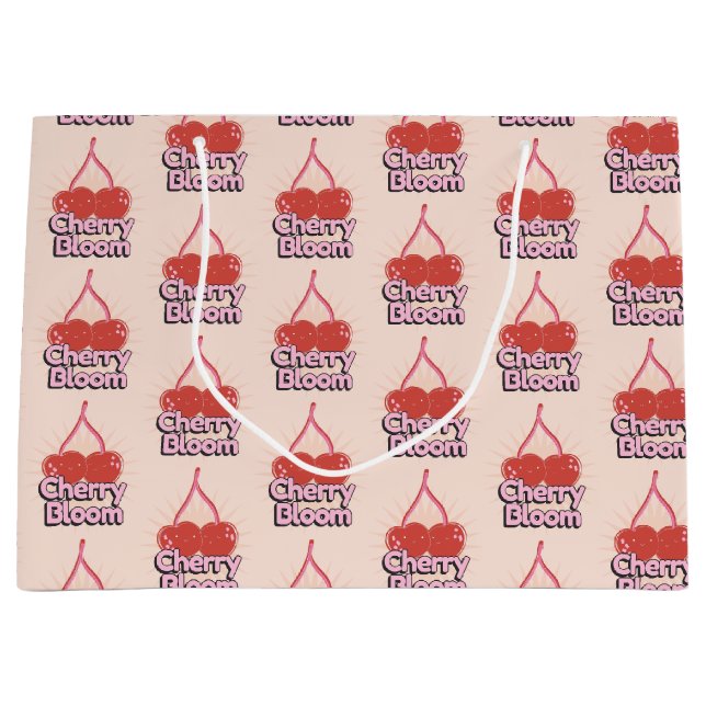 Bolsa De Regalo Grande Cherry Bloom Large Gift Bag (Anverso)
