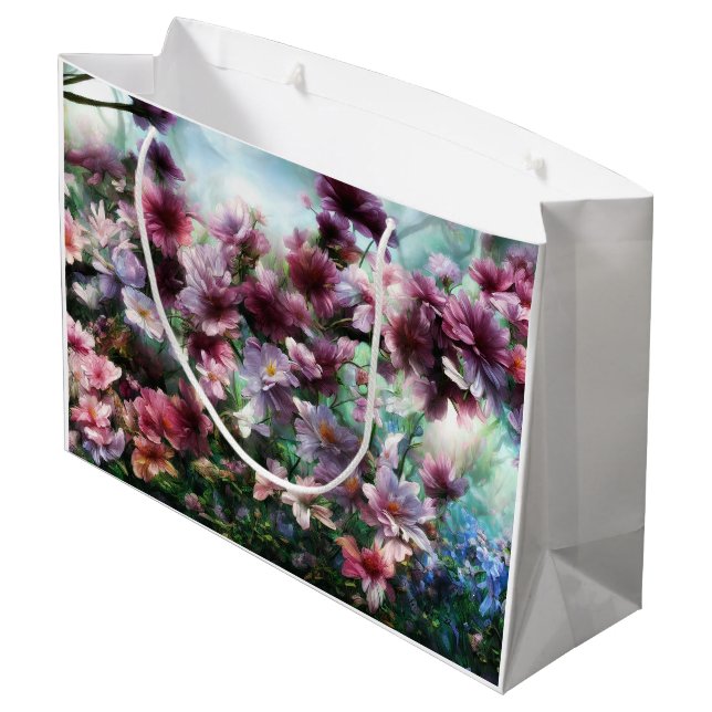 Bolsa De Regalo Grande Cherry Blossom Splash (Angulo reverso)
