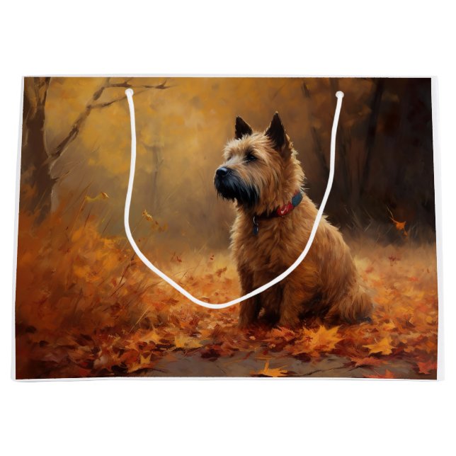 Bolsa De Regalo Grande Chesapeake Bay Terrier en otoño (Anverso)