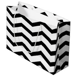 Bolsa De Regalo Grande Chevron elegante
