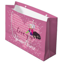 Bolsa De Regalo Grande Chica enamorada