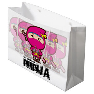 Bolsa De Regalo Grande Chica Ninja