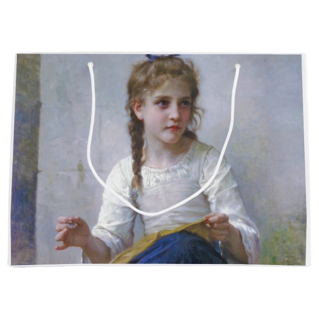 Bolsa De Regalo Grande Chica Sew, Bouguereau (Anverso)
