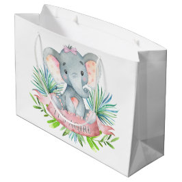 Bolsa De Regalo Grande Chicas adoran elefante Baby Shower