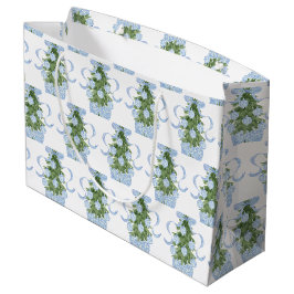 Bolsa De Regalo Grande Chinoiserie Christmas Tree