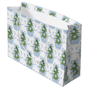 Bolsa De Regalo Grande Chinoiserie Christmas Tree