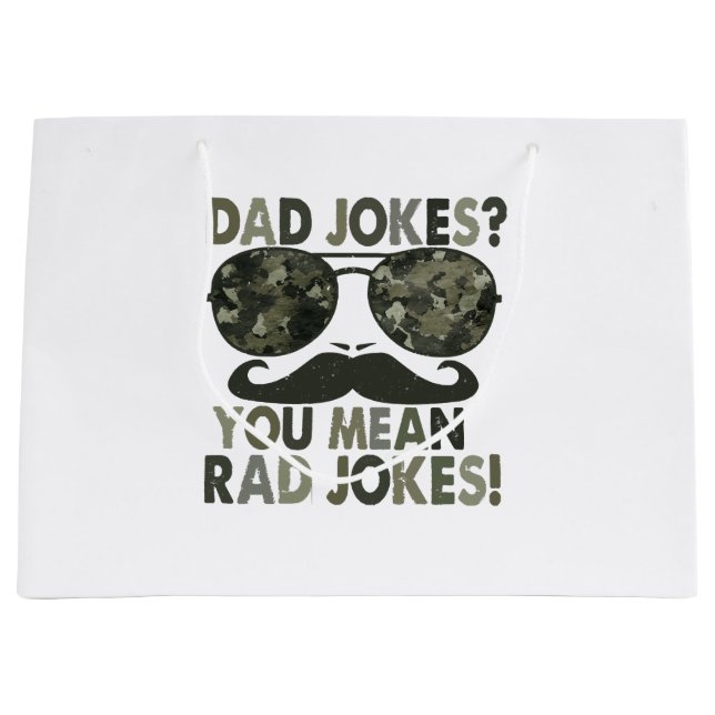 Bolsa De Regalo Grande Chistes de papá, te refieres a chistes callejeros; (Anverso)