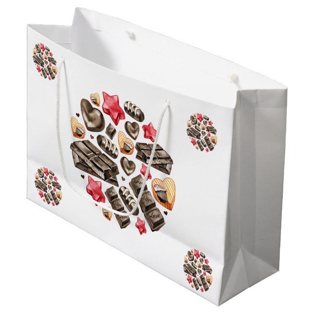 Bolsa De Regalo Grande Choco Candy para celebraciones (Angulo Anverso)