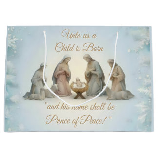 Bolsa De Regalo Grande Christian Design Christmas