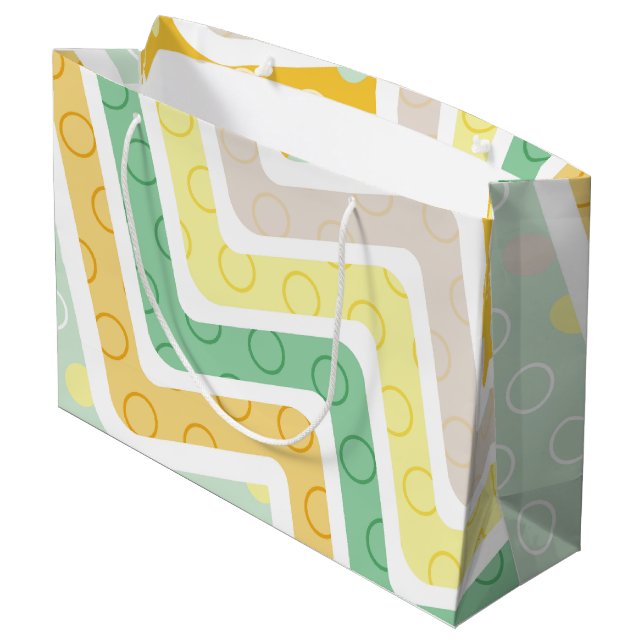 Bolsa De Regalo Grande Cifras geométricas 7 (Angulo reverso)