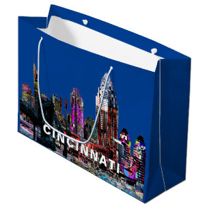 Bolsa De Regalo Grande Cincinnati en graffiti