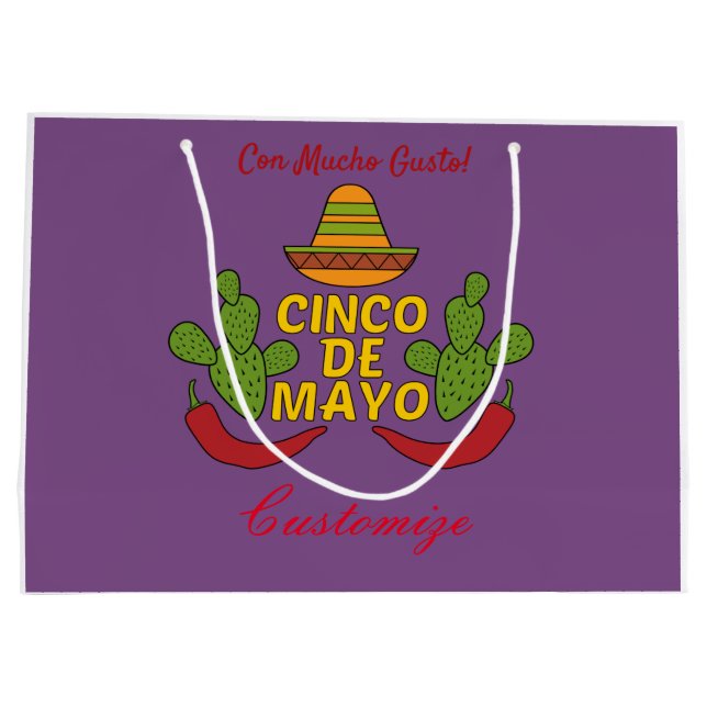 Bolsa De Regalo Grande Cinco de Mayo Thunder_Cove (Reverso)