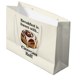 Bolsa De Regalo Grande Cinnamon Rolls Sweet Bun Pastry