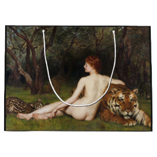 Bolsa De Regalo Grande Circe (Mujer y Gatos Peligrosos) (por John Collier