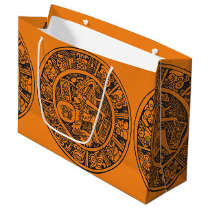 Bolsa De Regalo Grande Círculo maya, jeroglífico mexicano (maya)