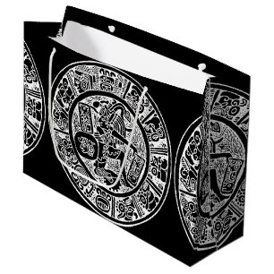 Bolsa De Regalo Grande Círculo maya, jeroglífico mexicano (maya)