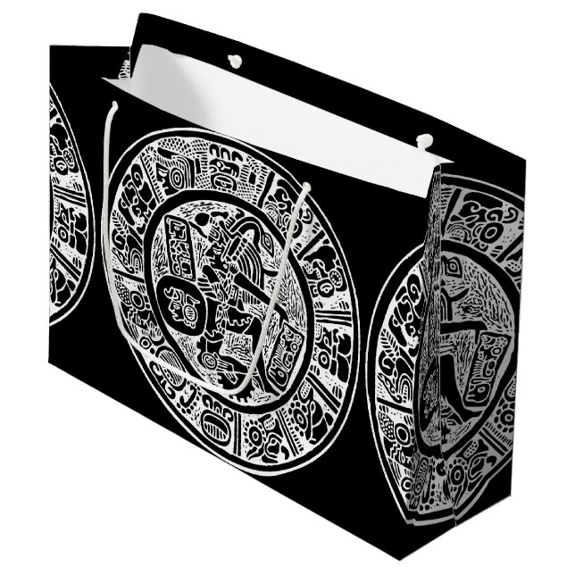 Bolsa De Regalo Grande Círculo maya, jeroglífico mexicano (maya) (Angulo Anverso)