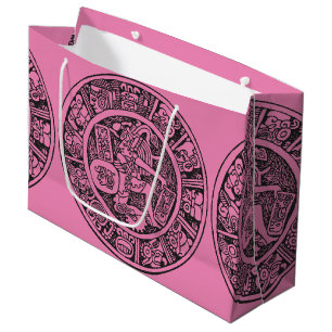 Bolsa De Regalo Grande Círculo maya, jeroglífico mexicano (maya)