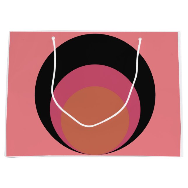 Bolsa De Regalo Grande Círculos de Mod (Anverso)