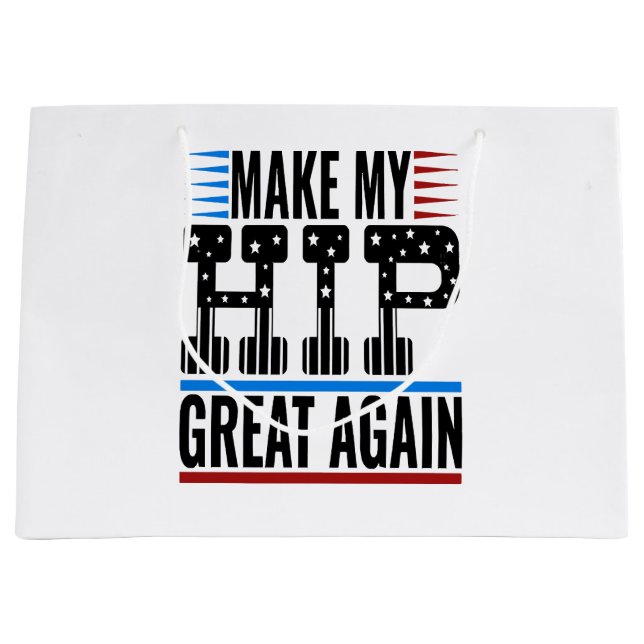 Bolsa De Regalo Grande Cirugía de cadera (Anverso)