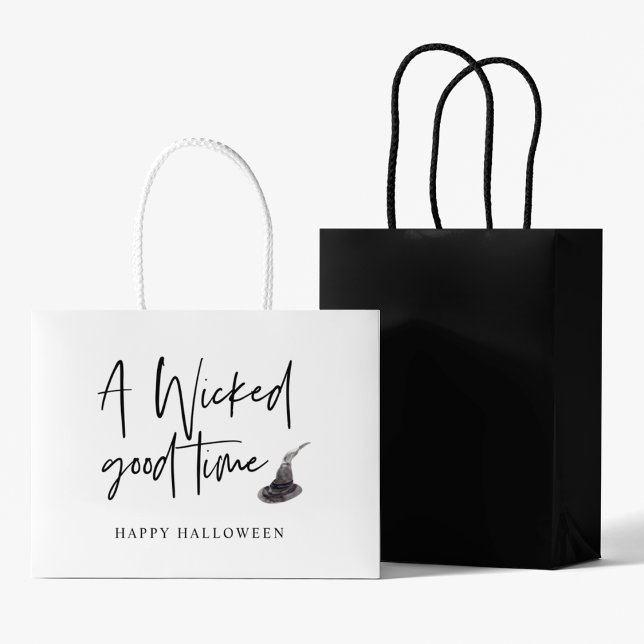 Bolsa De Regalo Grande Cita Moderna De Buen Momento | Feliz Halloween (Subido por el creador)
