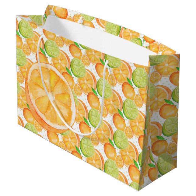 Bolsa De Regalo Grande Citrus (Angulo reverso)