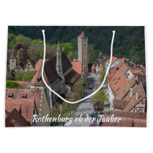 Bolsa De Regalo Grande Ciudad antigua de Rothenburg ob der tauber