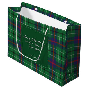 Bolsa De Regalo Grande Clan Duncan Tartán navidades de vacaciones
