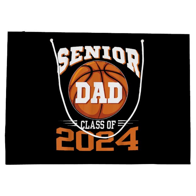 Bolsa De Regalo Grande Clase Senior Dad de 2024 (Reverso)