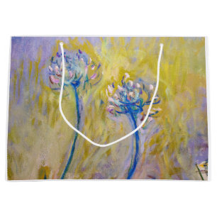 Bolsa De Regalo Grande Claude Monet - Agapanthus