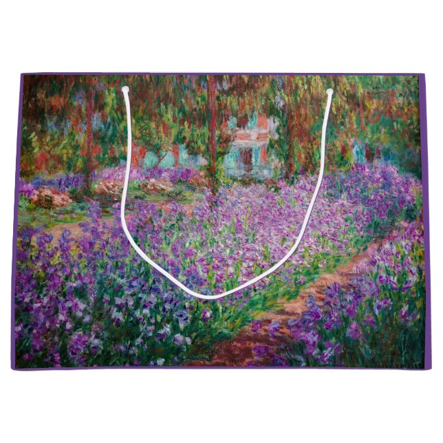 Bolsa De Regalo Grande Claude Monet - El jardín del artista en Giverny (Anverso)