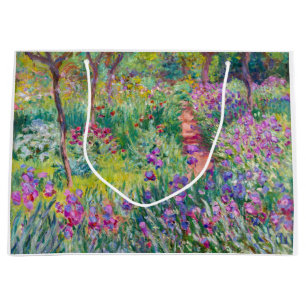 Bolsa De Regalo Grande Claude Monet - El jardín del Iris en Giverny