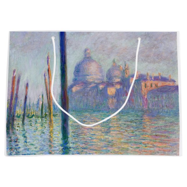 Bolsa De Regalo Grande Claude Monet - Gran Canal, Venecia (Anverso)