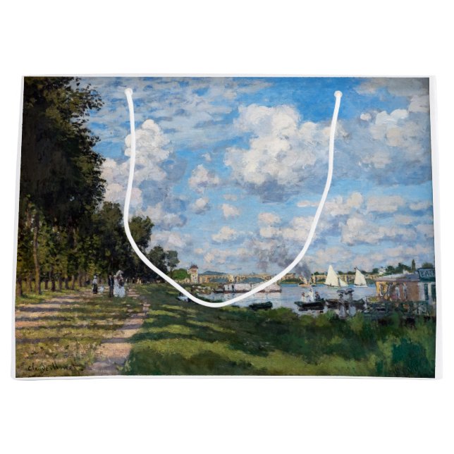 Bolsa De Regalo Grande Claude Monet - La cuenca de Argenteuil (Anverso)